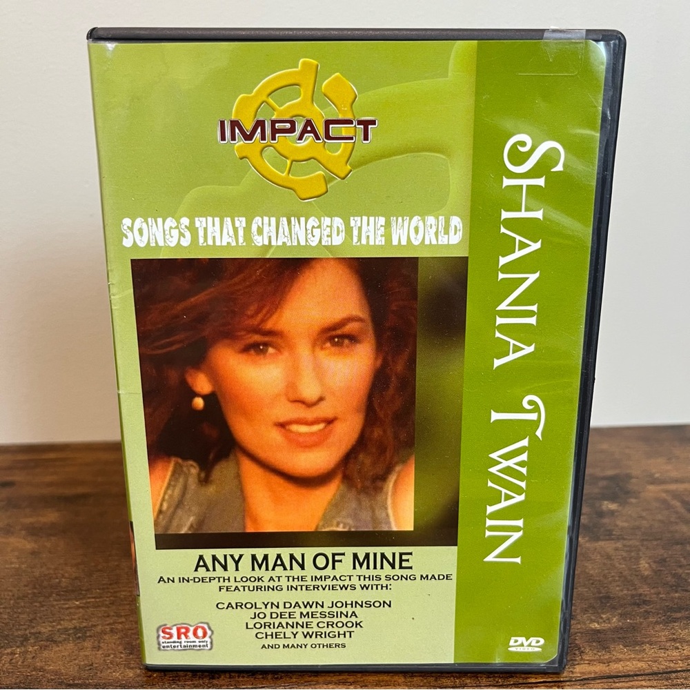 🎥10 for $15🍿Shania Twain Songs That Changed the World DVD